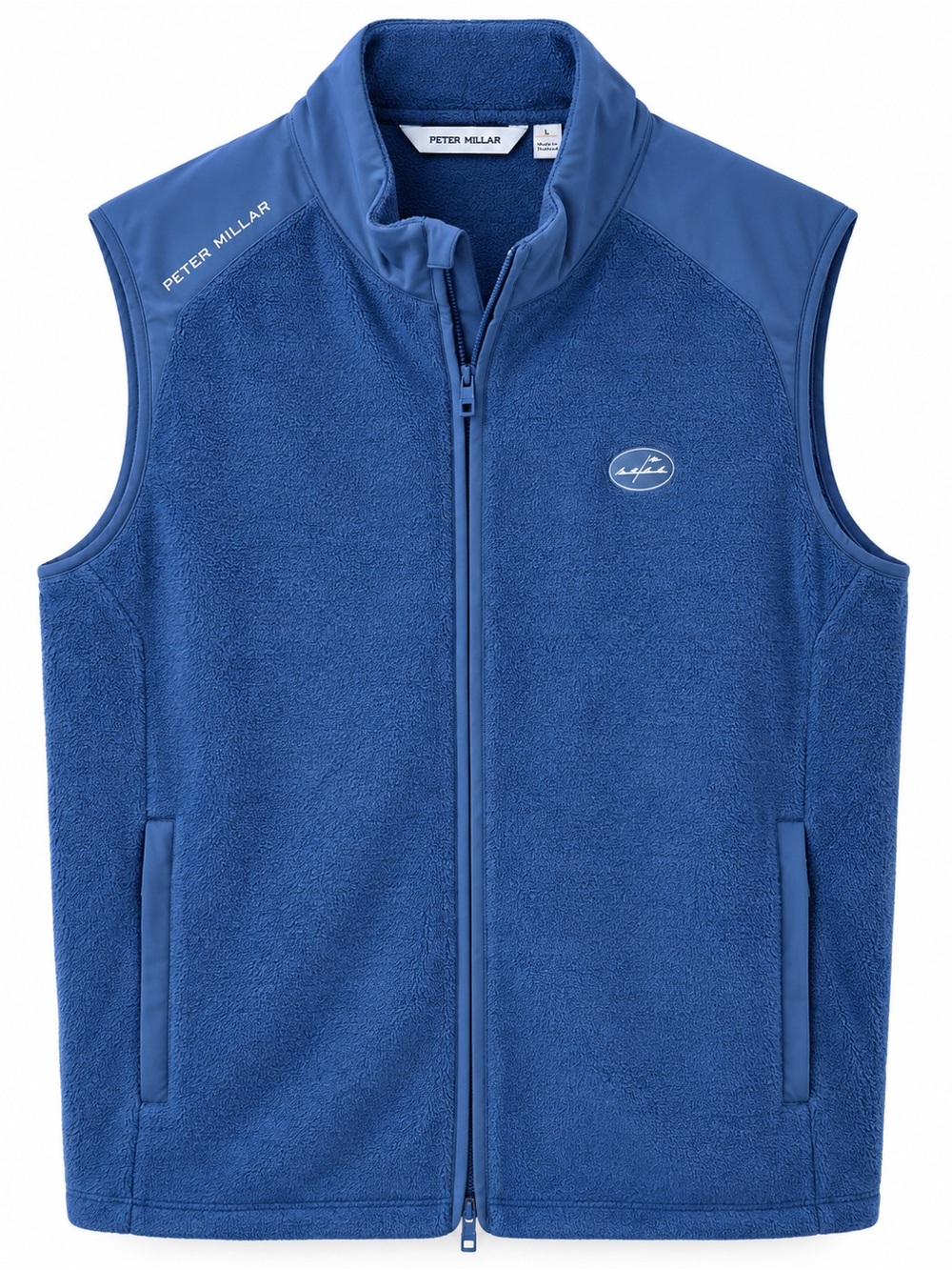 Peter Millar Fade Fleece Vest Men’s Large Astral Blue Golf